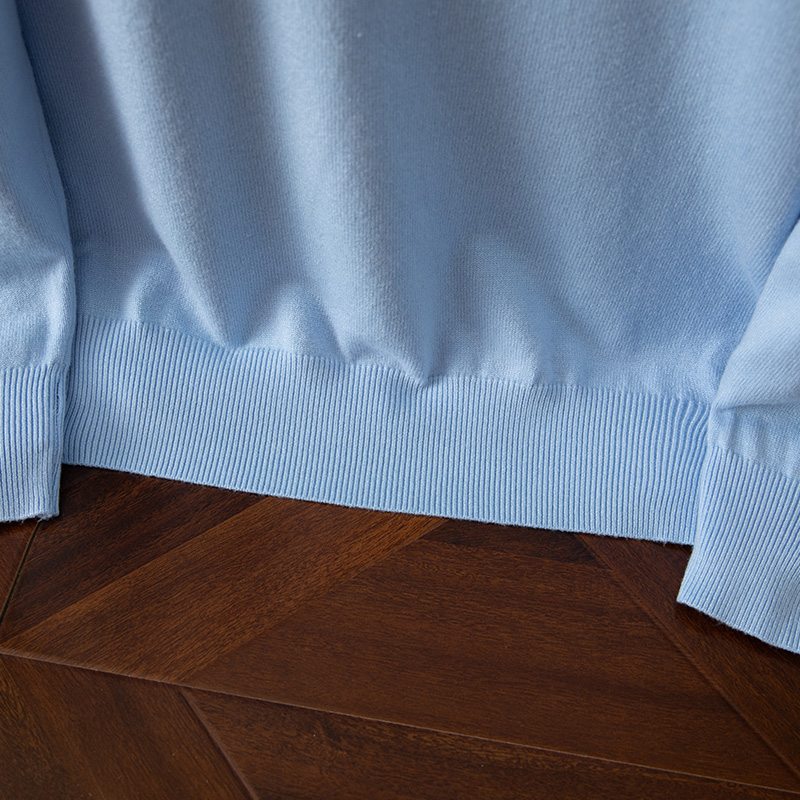 Pull en cachemire à manches longues pour homme