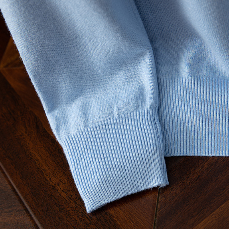 Pull en cachemire à manches longues pour homme