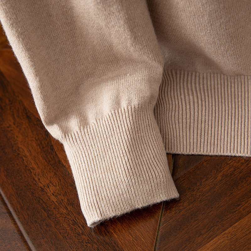 Pull en cachemire à manches longues pour homme