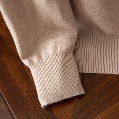 Pull en cachemire à manches longues pour homme