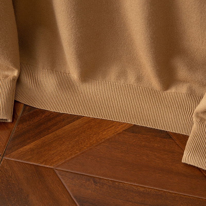 Pull en cachemire à manches longues pour homme