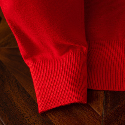 Pull en cachemire à manches longues pour homme