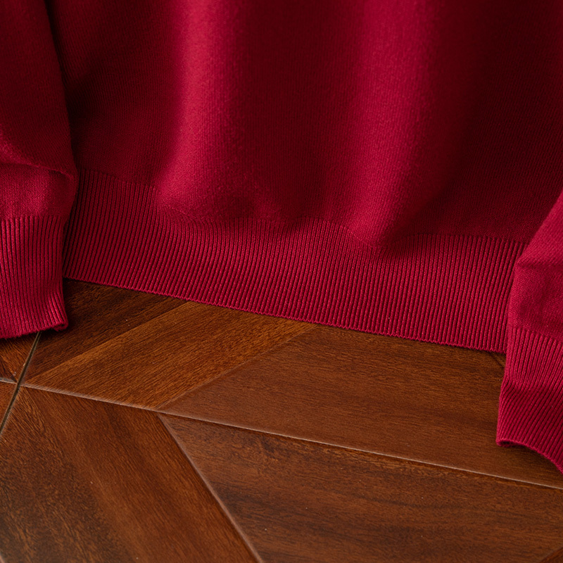 Pull en cachemire à manches longues pour homme