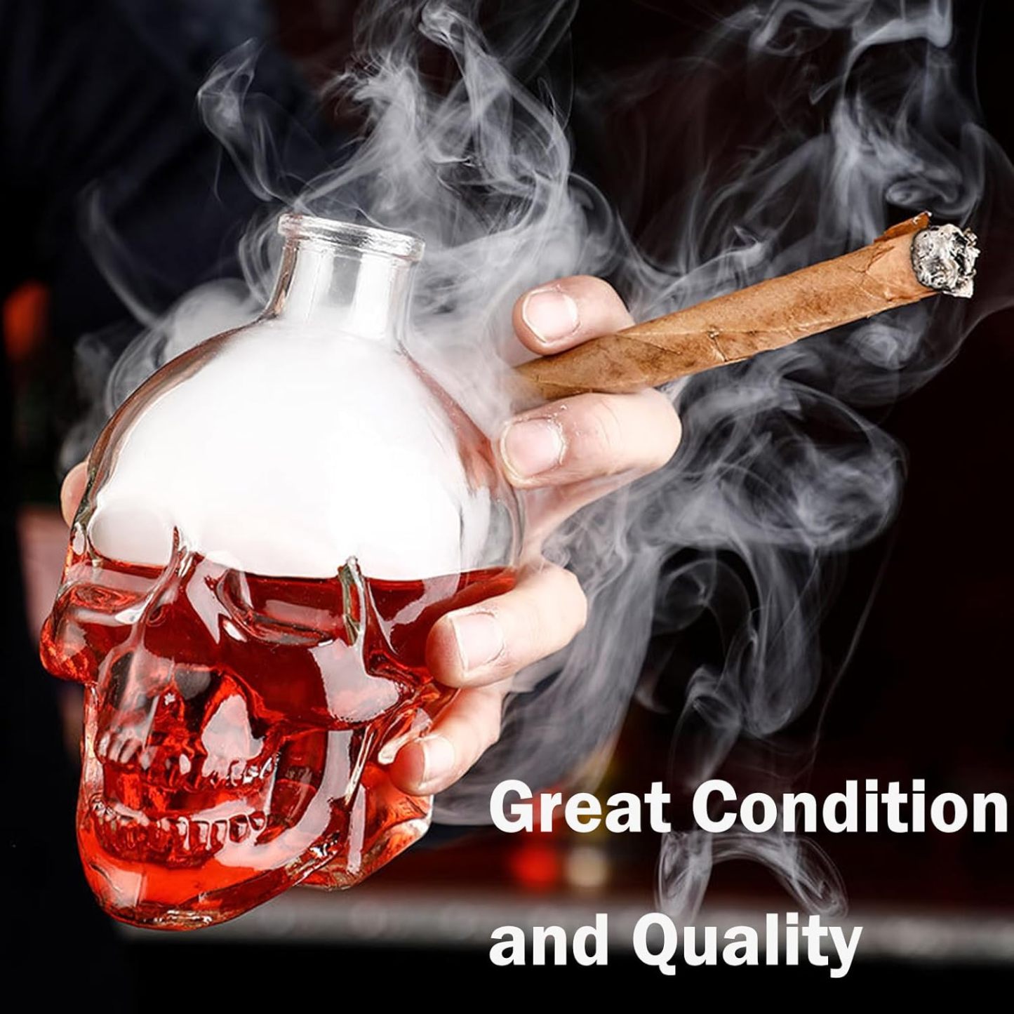 ✨DERNIER JOUR : -49 %🔥 – 🎁Bouteille de whisky amusante en forme de crâne