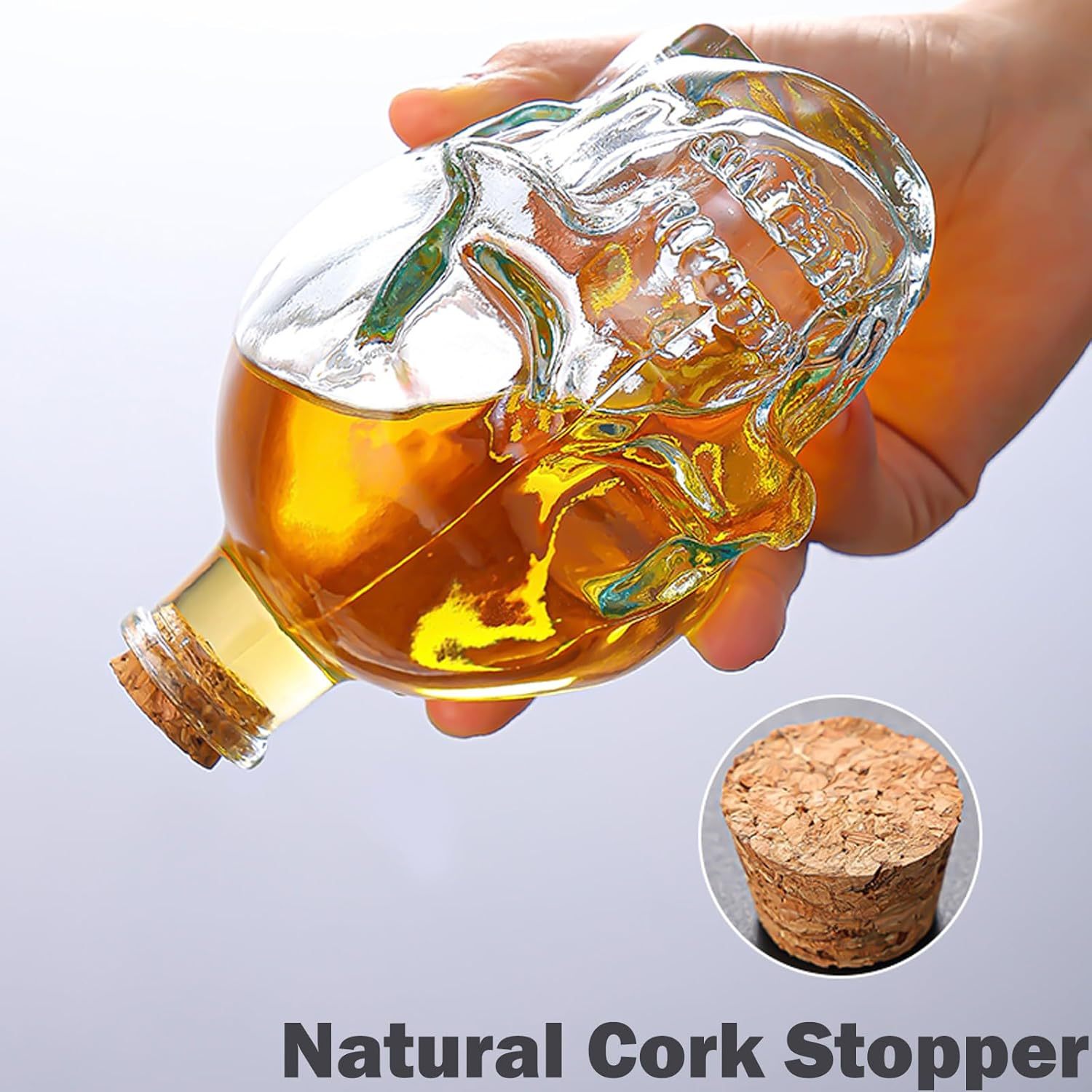 ✨DERNIER JOUR : -49 %🔥 – 🎁Bouteille de whisky amusante en forme de crâne