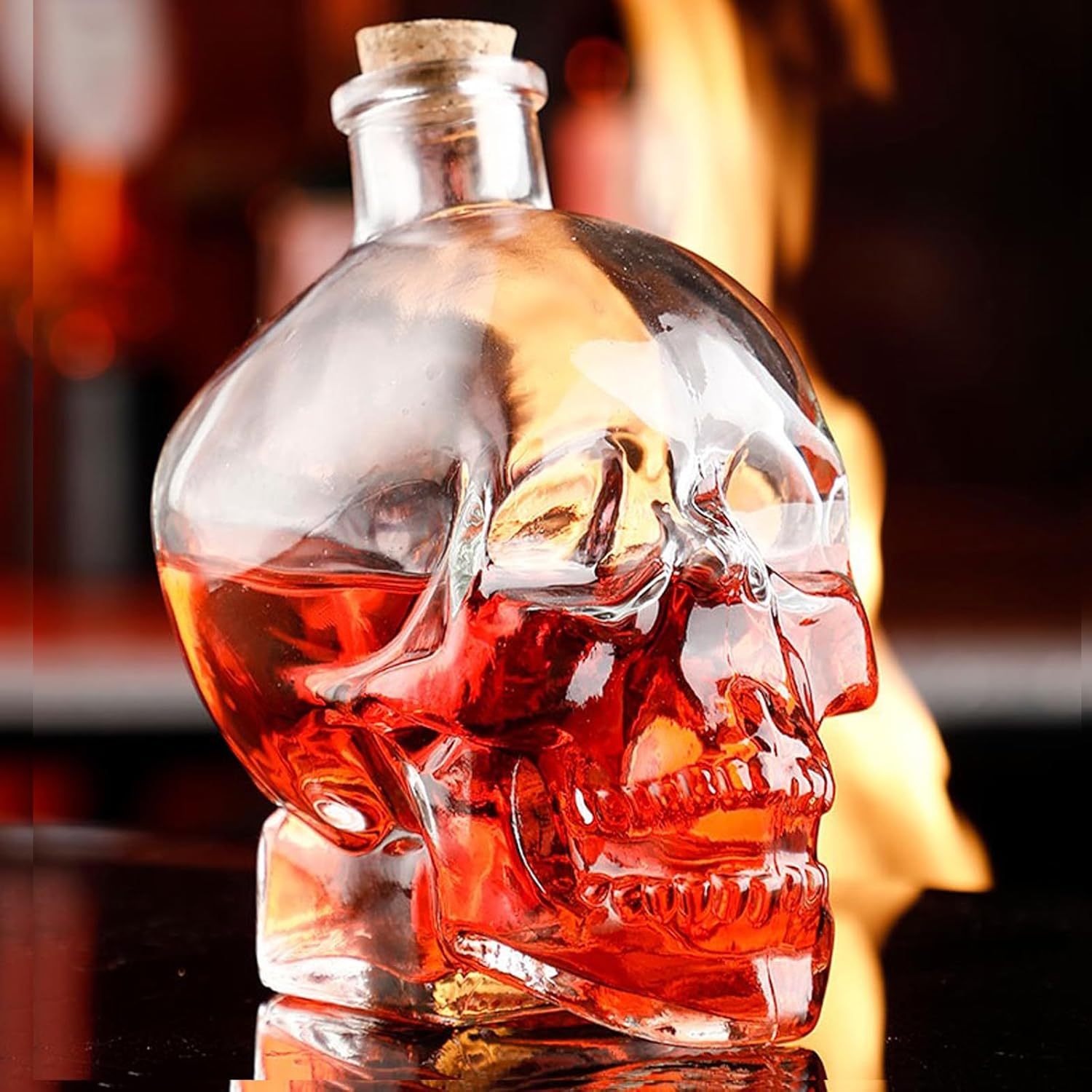 ✨DERNIER JOUR : -49 %🔥 – 🎁Bouteille de whisky amusante en forme de crâne