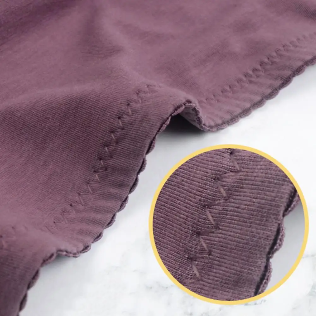 Soutiens-gorge Purple Daisy - Soutiens-gorge en coton sans armature à fermeture avant, grande taille de bonnet