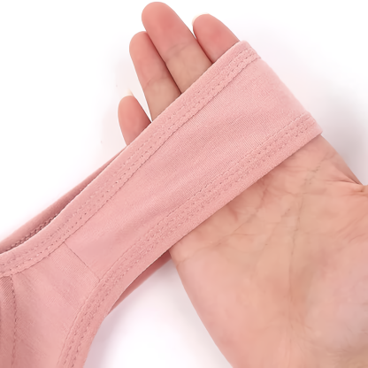 Soutiens-gorge Pure Pink Daisy - Soutiens-gorge en coton sans armature à fermeture avant, grande taille de bonnet