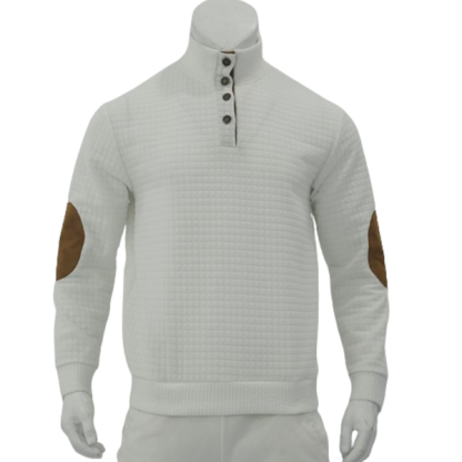 🔥Top Pick🔥Men's Outdoor Casual Stand Cashmere Collar Long Sleeve Hoodie