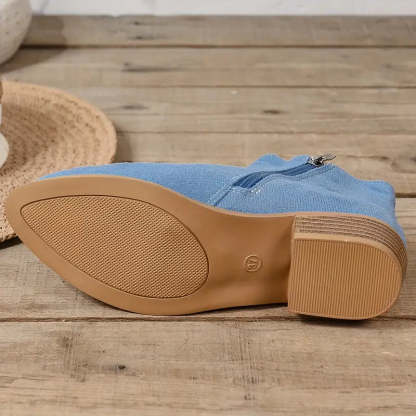 MAAIKE - BOTTINES ZIPPÉES RÉTRO