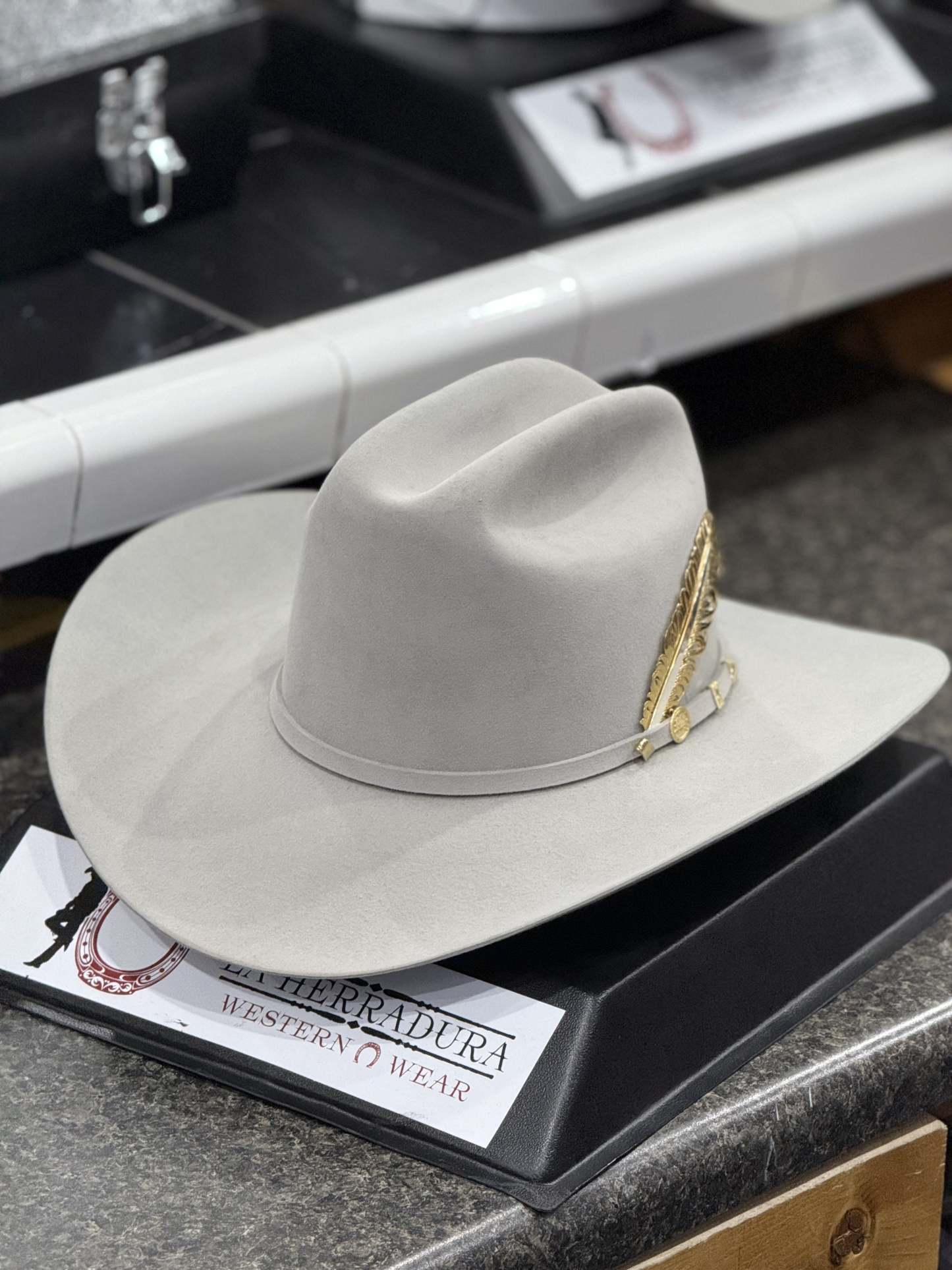 Cowboy Hat 100x Président Mist Grey Copa Chica