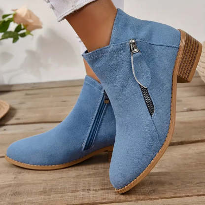 MAAIKE - BOTTINES ZIPPÉES RÉTRO