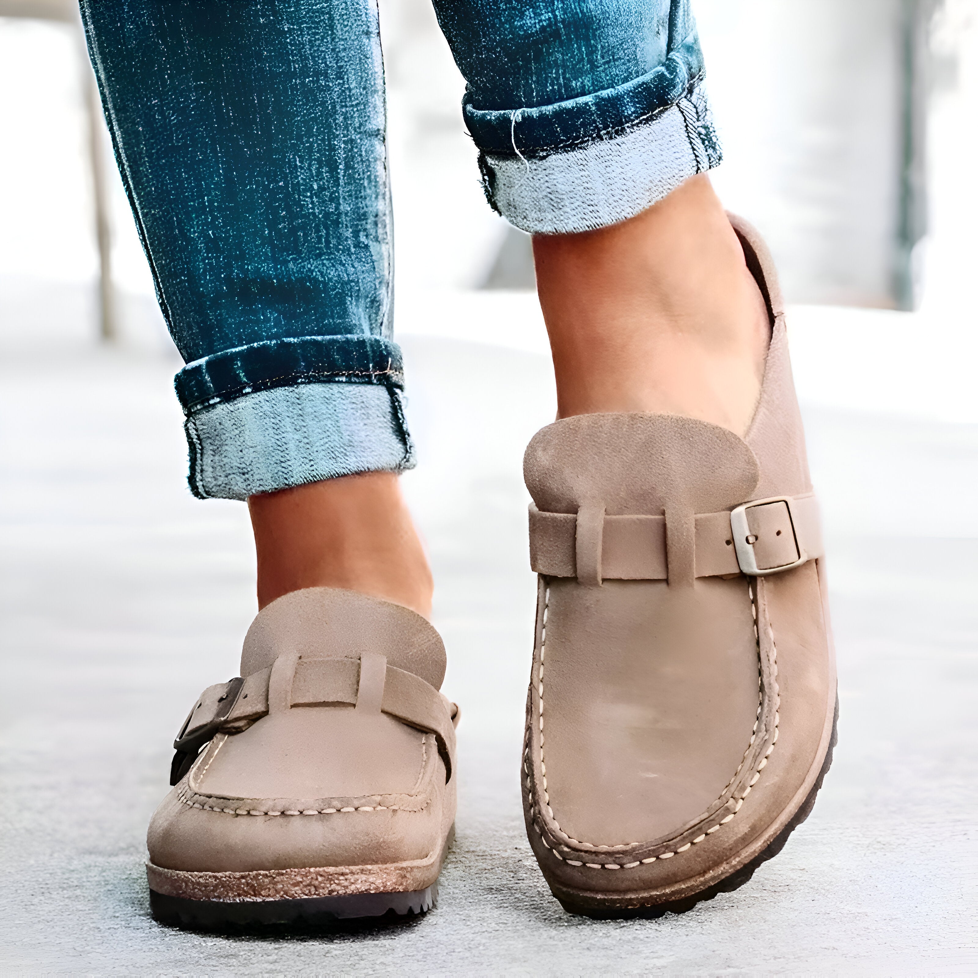 Julia - Sandales mocassins orthopédiques