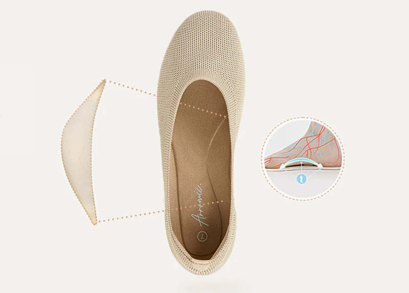 Les ballerines à bout rond d'Arromic