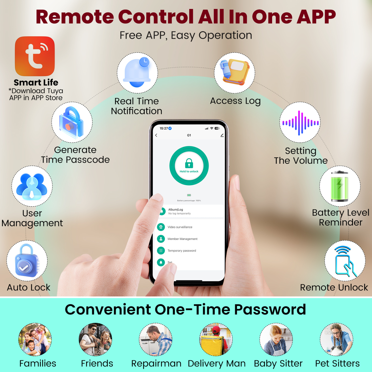 Devo Video Smart Lock with Camera&Doorbell G1