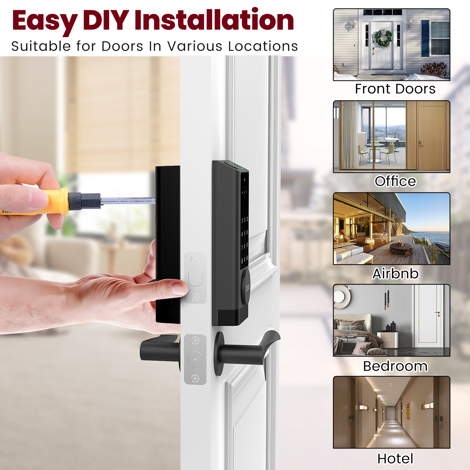 Devo Video Smart Lock with Camera&Doorbell G1