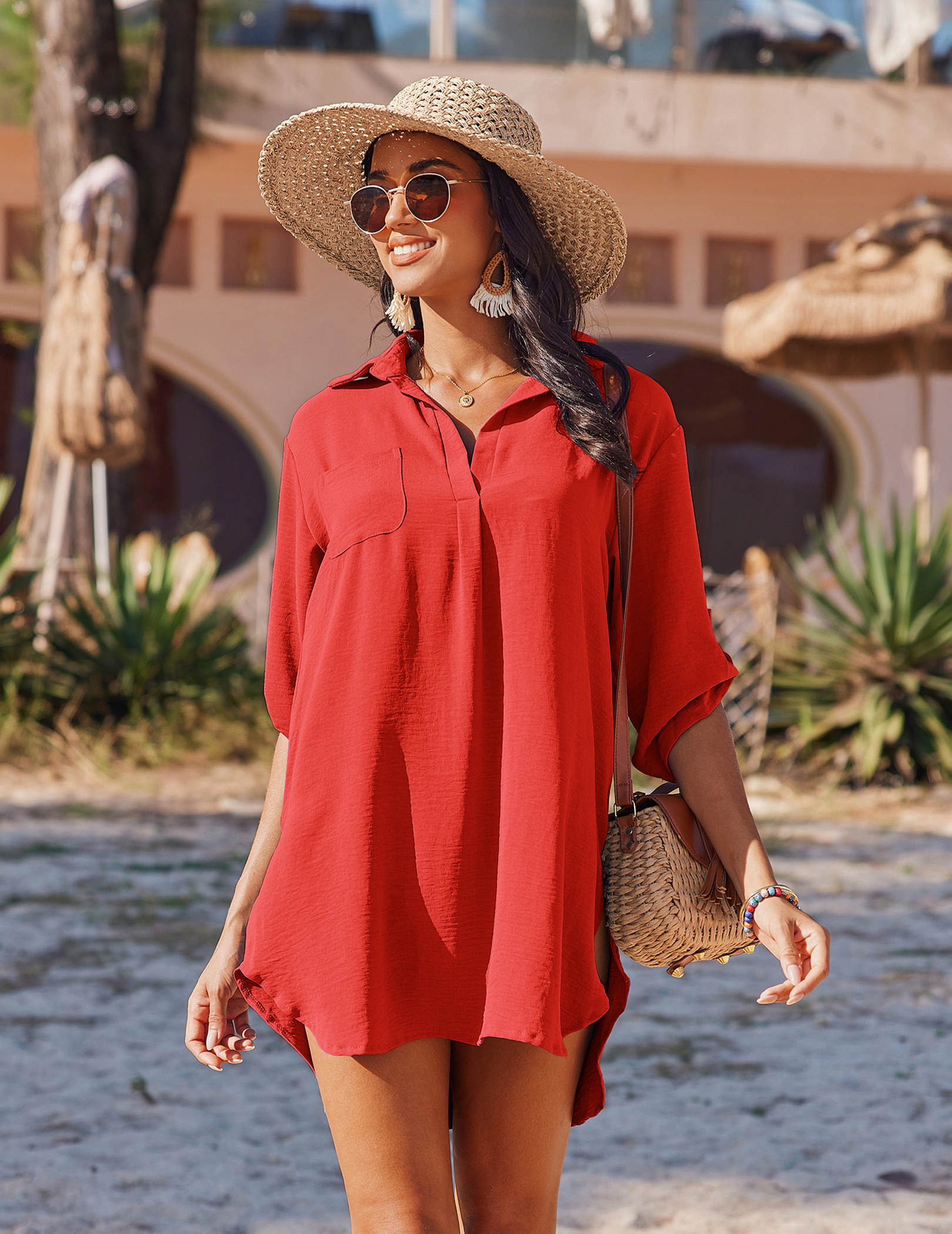 AI'MAGE Bathing Suit Cover Up for Women Swimsuit Coverup Shirt Summer 