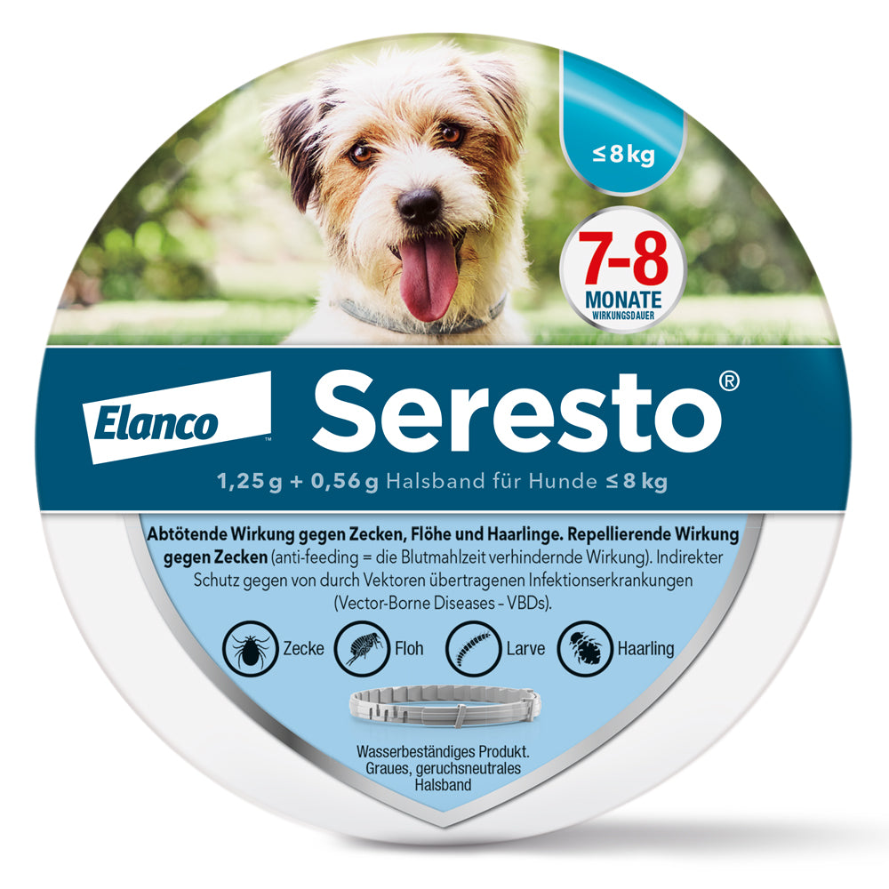 Seresto Halsband für kleine Hunde | bis 8 kg