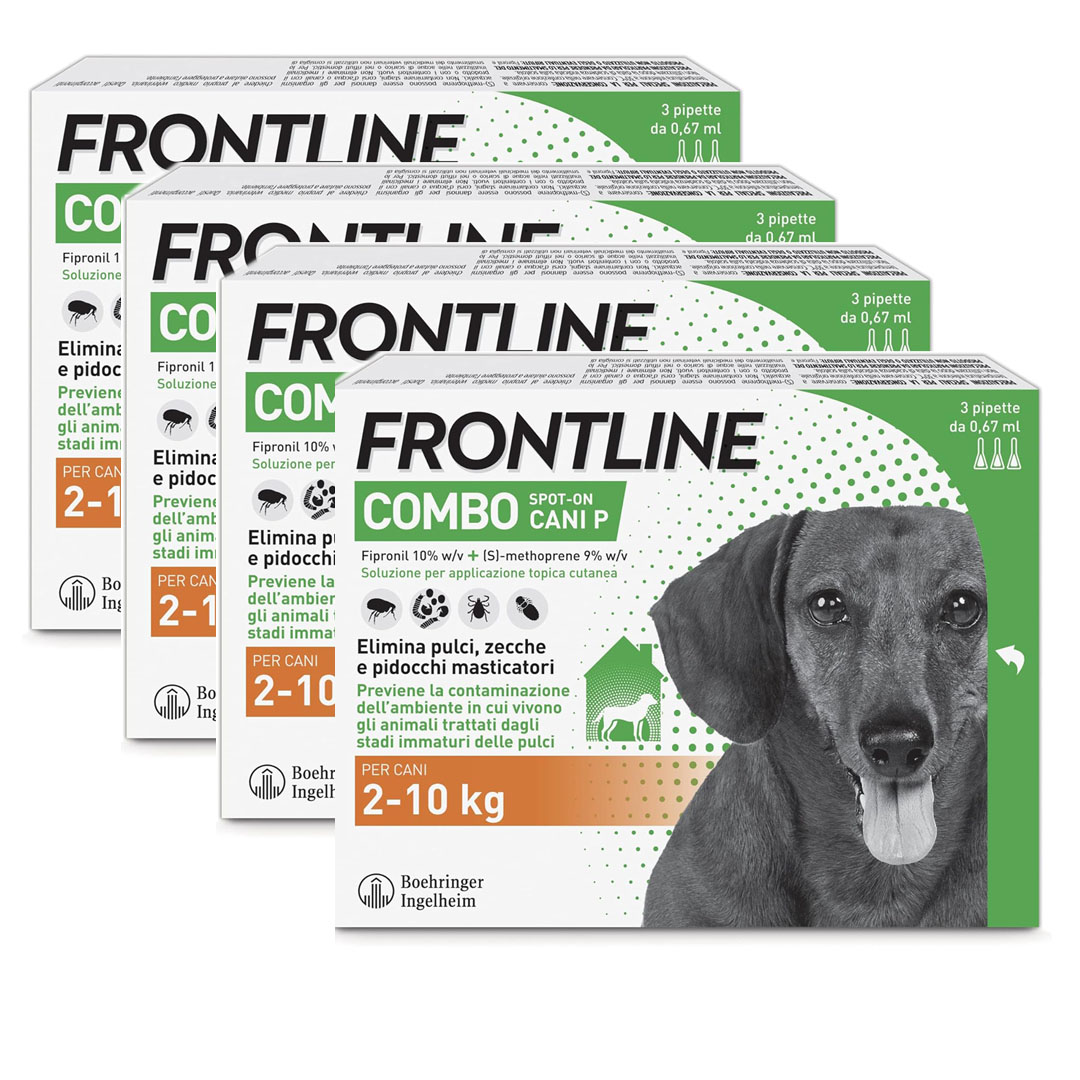 FRONTLINE® Combo Spot-On Antiparassitario per Cani e Cuccioli 2-40 kg