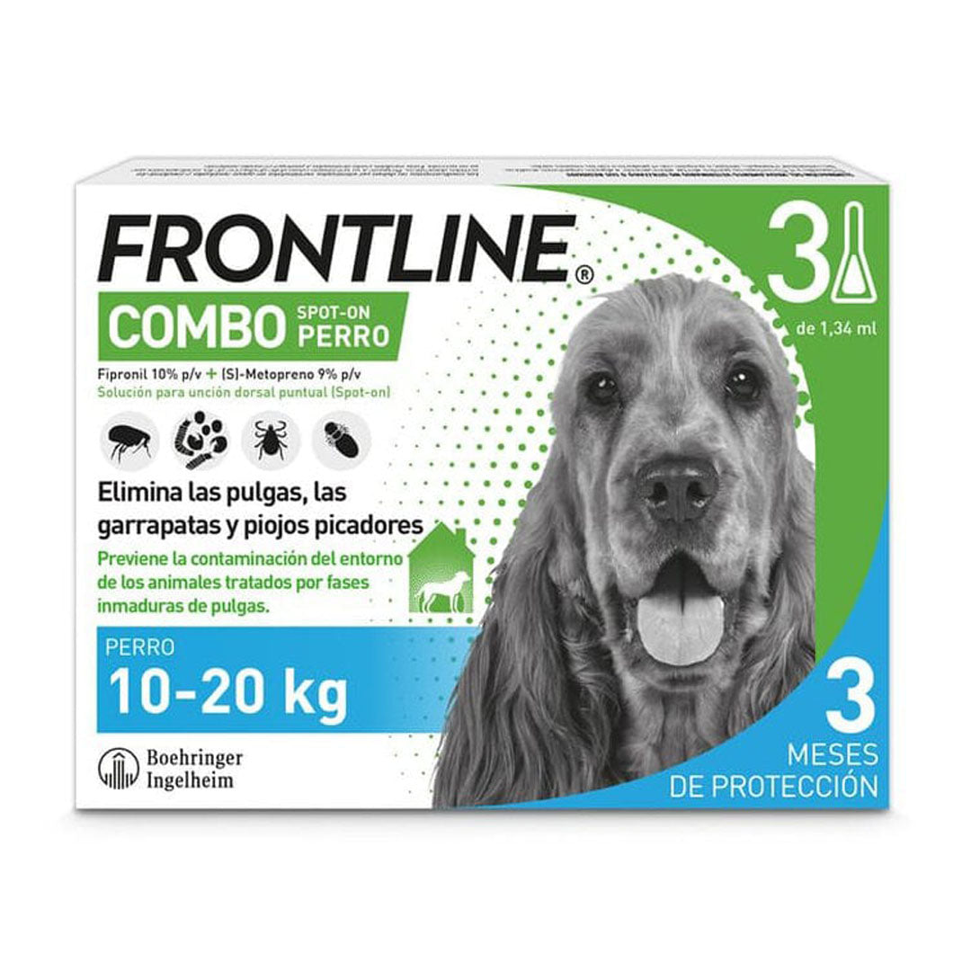 Frontline® Combo Pipetas Antiparasitarias Para Perros