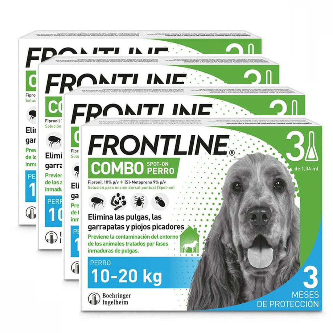 Frontline® Combo Pipetas Antiparasitarias Para Perros