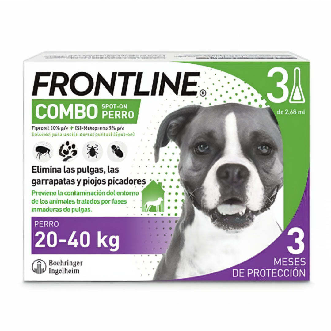 Frontline® Combo Pipetas Antiparasitarias Para Perros