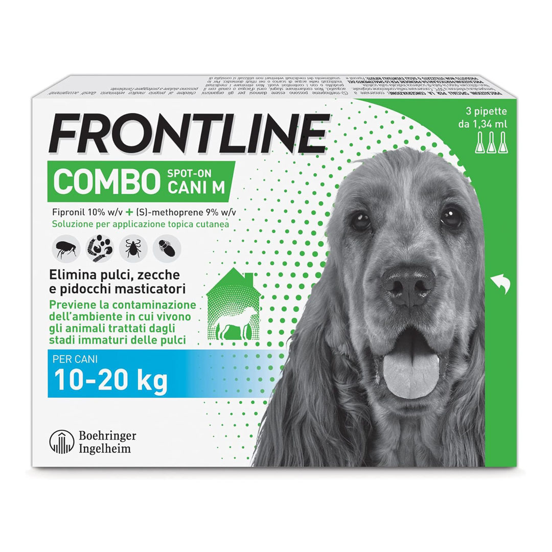 FRONTLINE® Combo Spot-On Antiparassitario per Cani e Cuccioli 2-40 kg