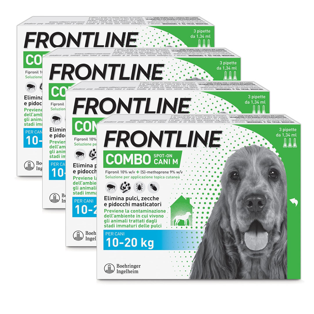 FRONTLINE® Combo Spot-On Antiparassitario per Cani e Cuccioli 2-40 kg