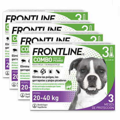 Frontline® Combo Pipetas Antiparasitarias Para Perros