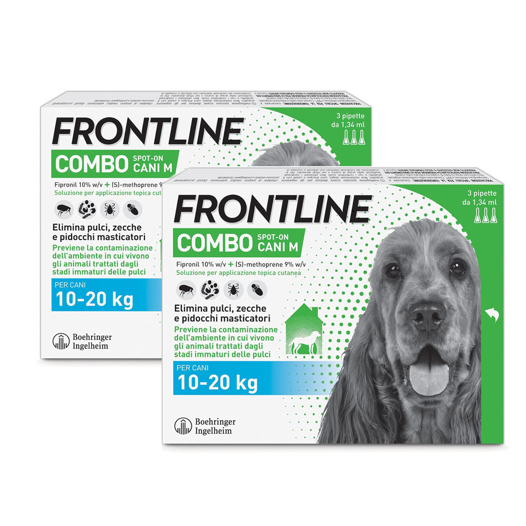 FRONTLINE® Combo Spot-On Antiparassitario per Cani e Cuccioli 2-40 kg