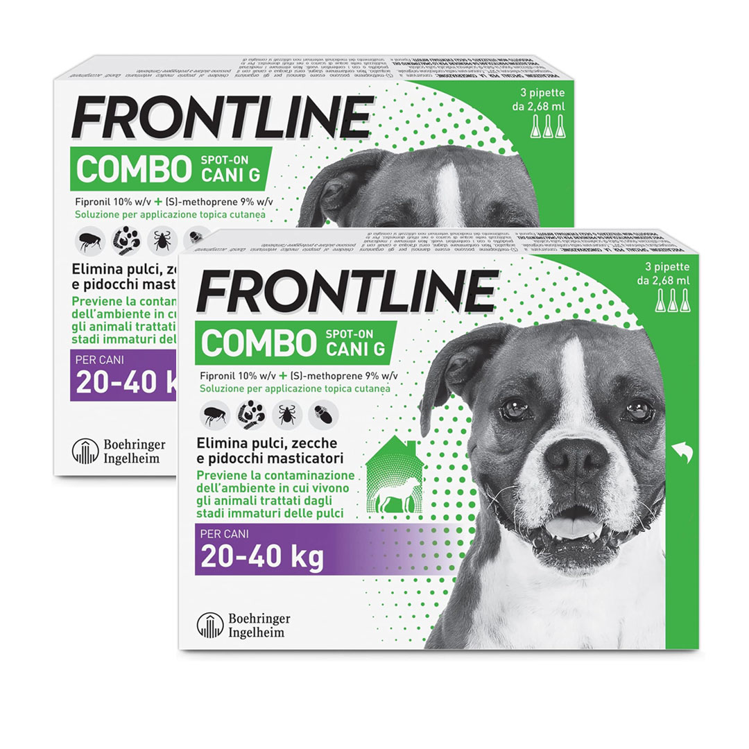 FRONTLINE® Combo Spot-On Antiparassitario per Cani e Cuccioli 2-40 kg