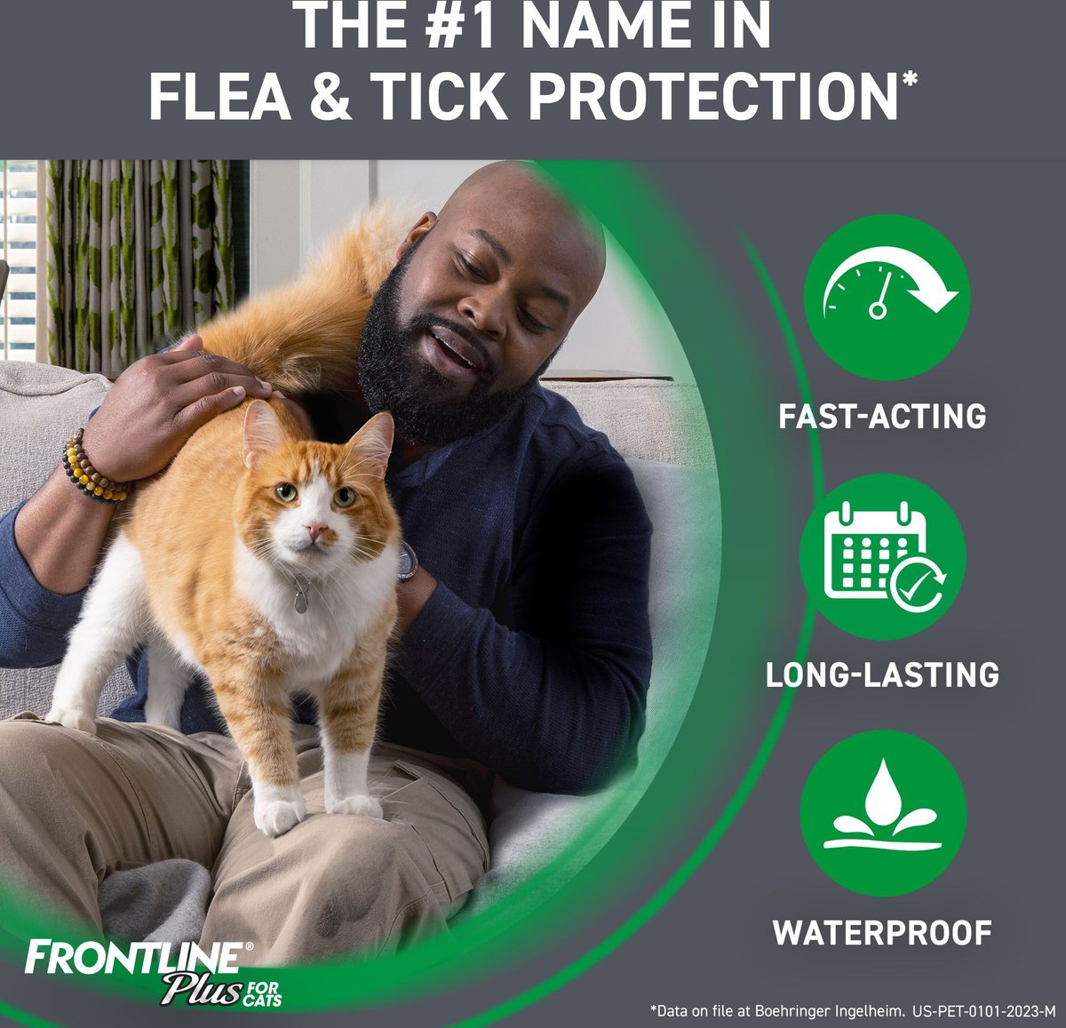 Frontline Plus Flea and Tick Treatment for Cats and Kittens