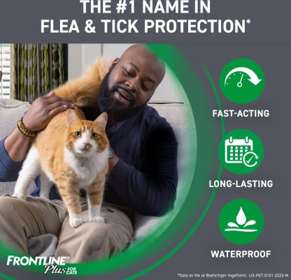 Frontline Plus Flea and Tick Treatment for Cats and Kittens