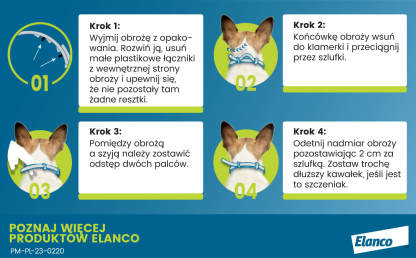 Obroża FORESTO dla psa przeciw kleszczom i pchłom powyżej 8 kg