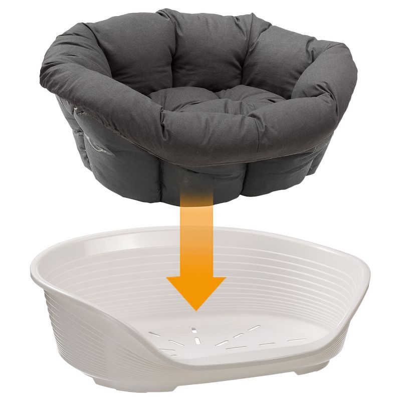 Housse Sofà pour corbeille Ferplast Siesta Deluxe, anthracite