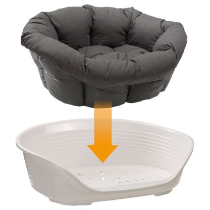 Housse Sofà pour corbeille Ferplast Siesta Deluxe, anthracite