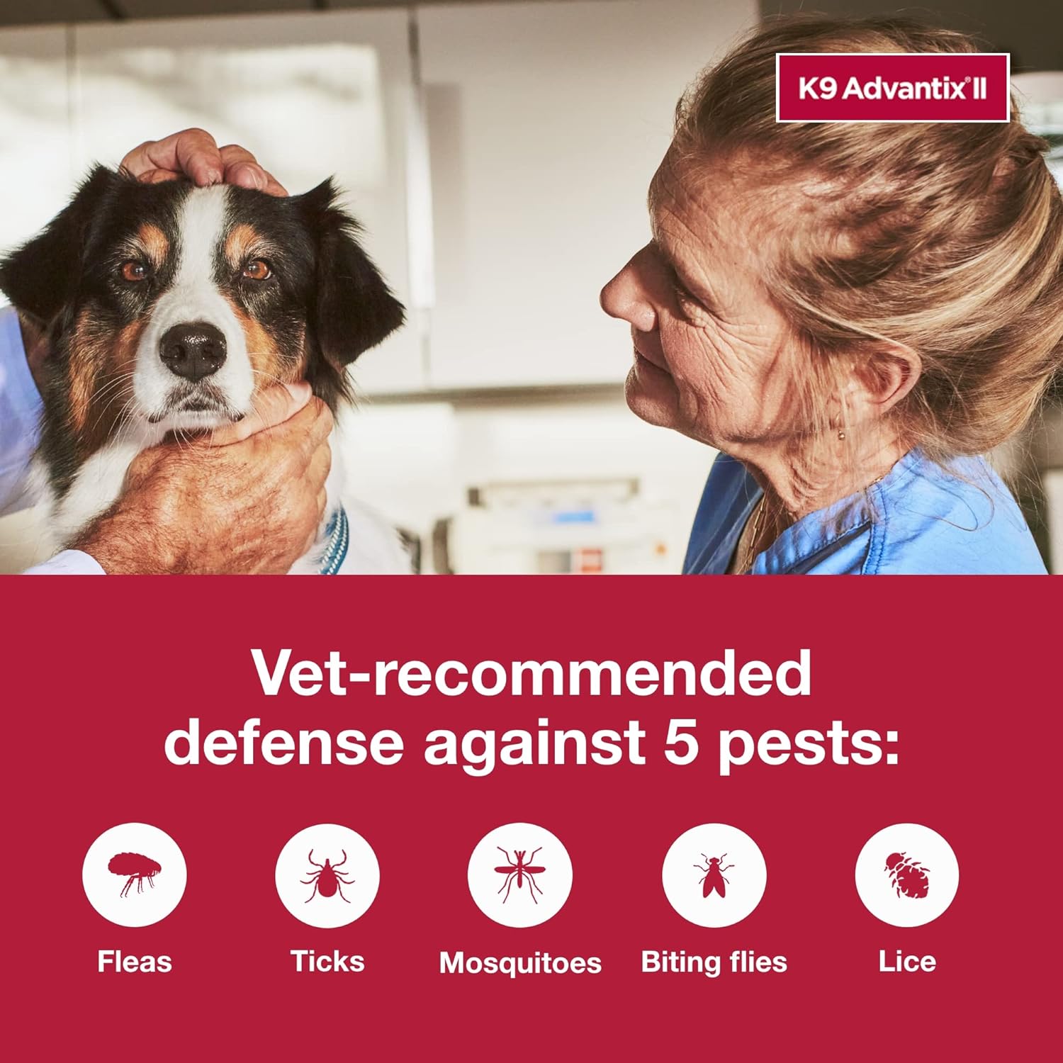 K9 Advantix II  Vet-Recommended Flea, Tick & Mosquito Treatment & Prevention for Dogs | 6-Mo Supply-Chicfuzzy