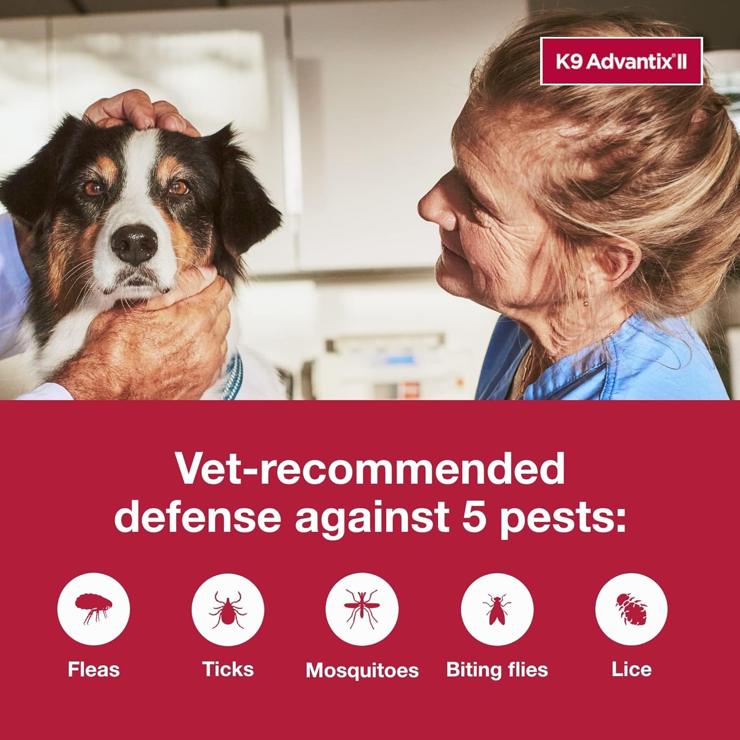 K9 Advantix II  Vet-Recommended Flea, Tick & Mosquito Treatment & Prevention for Dogs | 6-Mo Supply-Chicfuzzy
