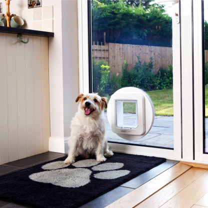 SureFlap Microchip Pet Door Medium/Large Cat & Small Dog White