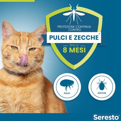 SerestoCollare Antiparassitario per Gatti |8 Mesi di Protezione