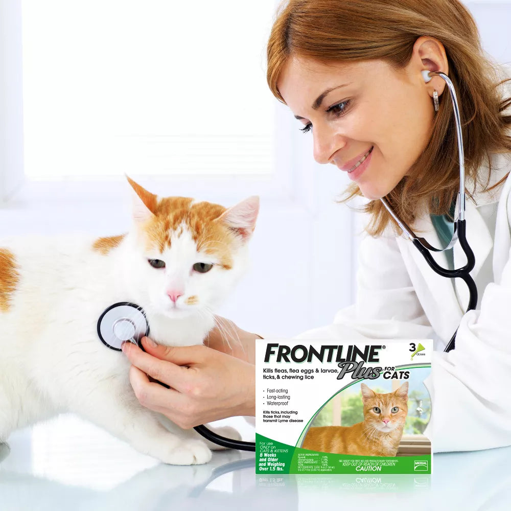 Frontline Plus Flea and Tick Treatment for Cats and Kittens