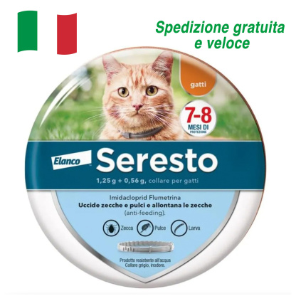 SerestoCollare Antiparassitario per Gatti |8 Mesi di Protezione