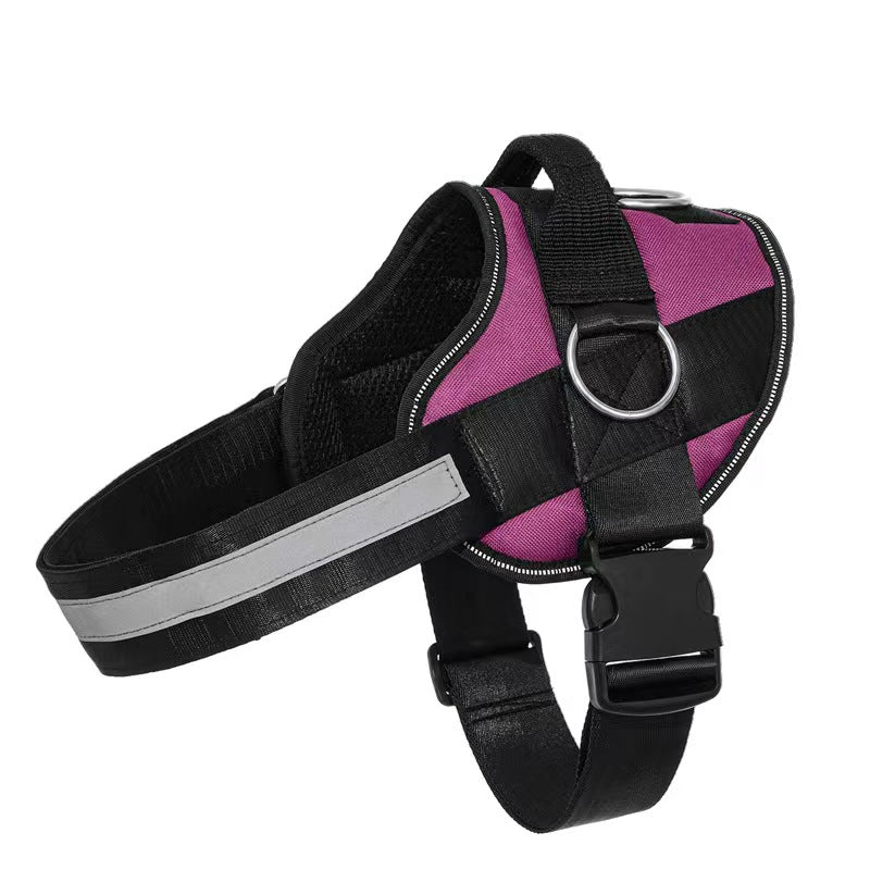 Imbracatura Essenziale per Cani - Pettorina Anti-Tiro con 3 Clip per Guinzaglio-Barkmow