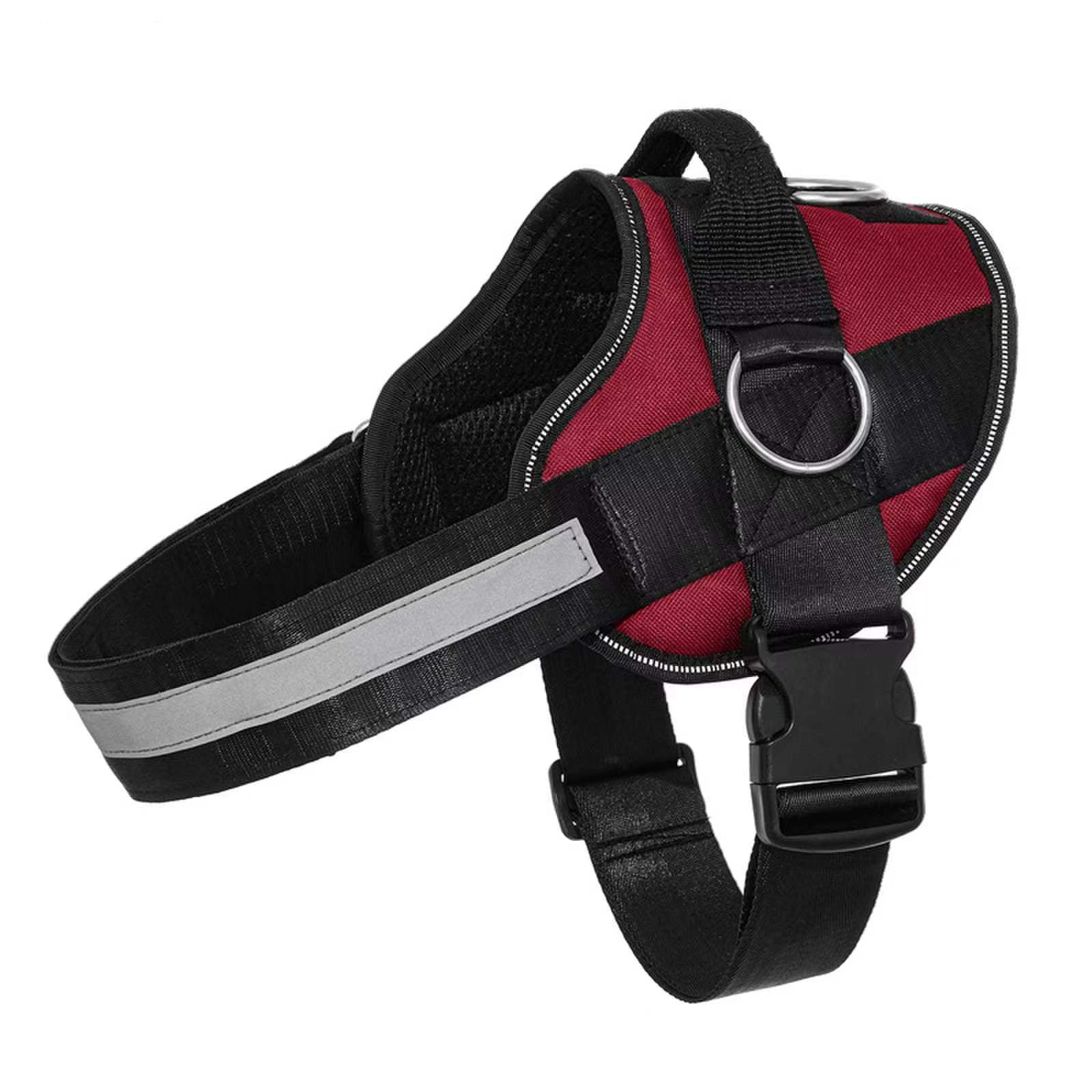 Imbracatura Essenziale per Cani - Pettorina Anti-Tiro con 3 Clip per Guinzaglio-Barkmow