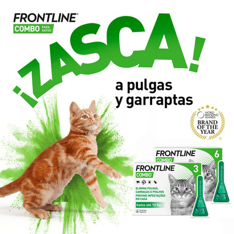 Frontline®Combo Pipetas Spot-On para Gatos