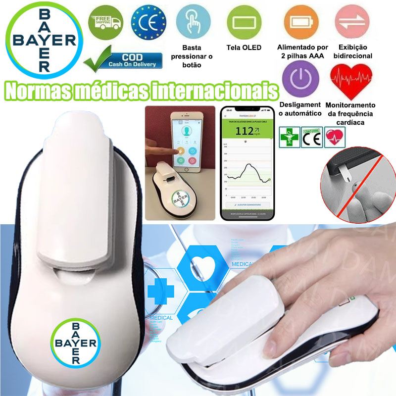 Bayer 2025 novo medidor de glicose não invasivo de alta precisão
