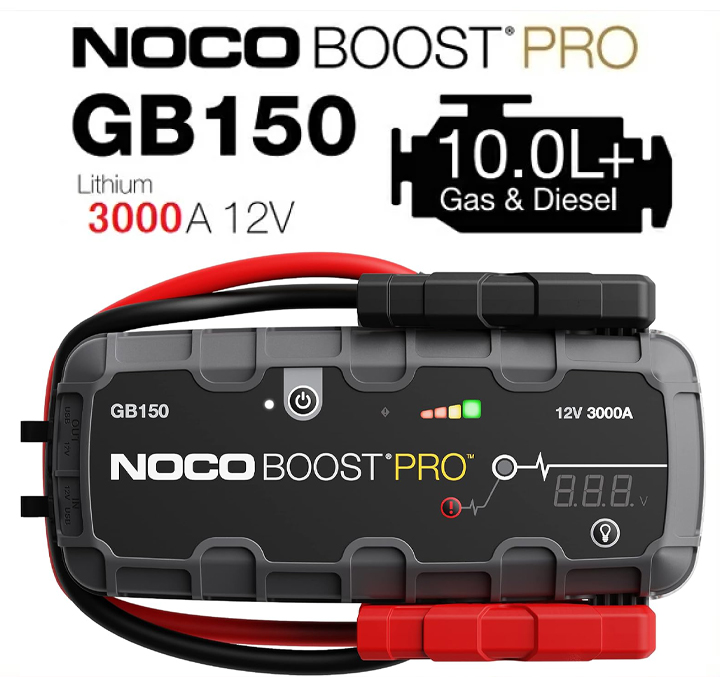 【NOCO GB150】Carregador Portátil 3000A 12V PRO UltraSafe para Baterias de Lítio