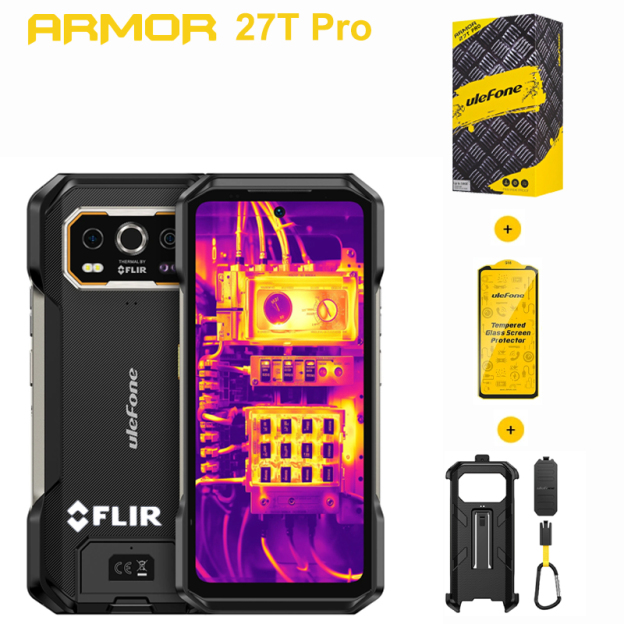 Ulefone Armor 27T Pro Novo Smartphone 5G com Imagem Térmica