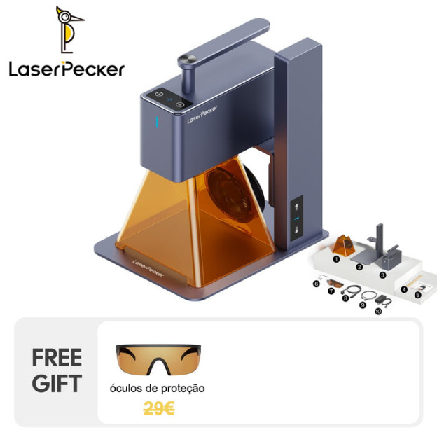 LaserPecker LP2: hordozható lézergravírozó gép
