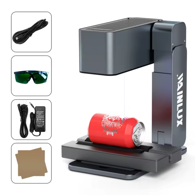 Máquina de gravação a laser Wainlux - Compacta / Leve / Portátil / Ideal para DIY